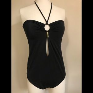 NWOT Victoria’s Secret Black One-Piece Swimsuit M